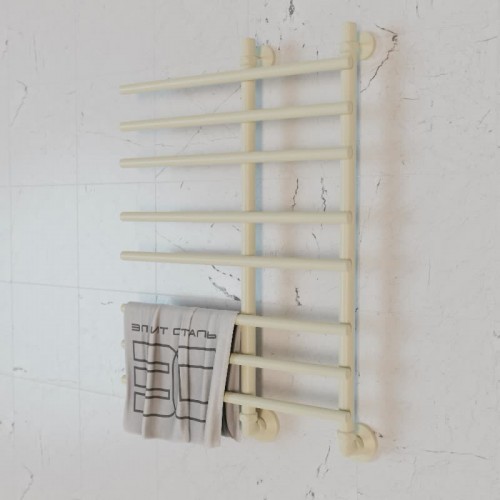 Полотенцесушитель водяной Элит Сталь Hairbrush бежевый 600x600 (нижнее справа)