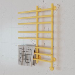 Полотенцесушитель электрический Элит Сталь Hairbrush лимонный 600x400 (нижнее справа)