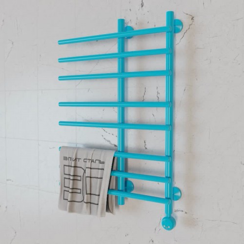 Полотенцесушитель электрический Элит Сталь Hairbrush аквамарин 1300x500 (нижнее справа)