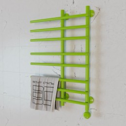 Полотенцесушитель электрический Элит Сталь Hairbrush зеленый 600x400 (нижнее справа)