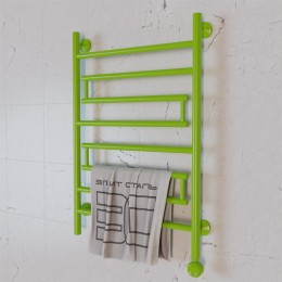 Полотенцесушитель электрический Элит Сталь Rome зеленый 600x600