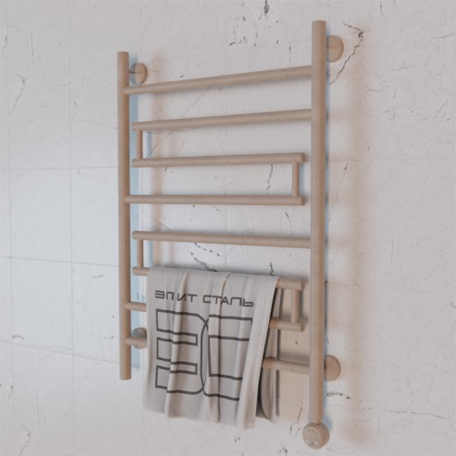 Полотенцесушитель электрический Элит Сталь Rome мокко 600x400