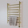 Полотенцесушитель электрический Элит Сталь Rome золото 600x600