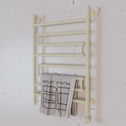 Полотенцесушитель электрический Элит Сталь Rome бежевый 600x400