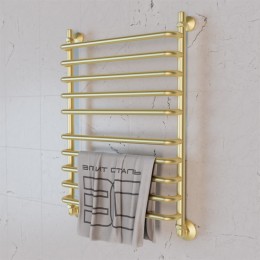 Полотенцесушитель водяной Элит Сталь Arpi золото-матовый 1000x400