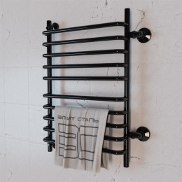 Полотенцесушитель водяной Элит Сталь Arpi черно-матовый 1000x400 (боковое подключение)