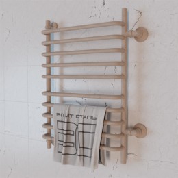 Полотенцесушитель водяной Элит Сталь Arpi мокко 1000x400 (боковое подключение)