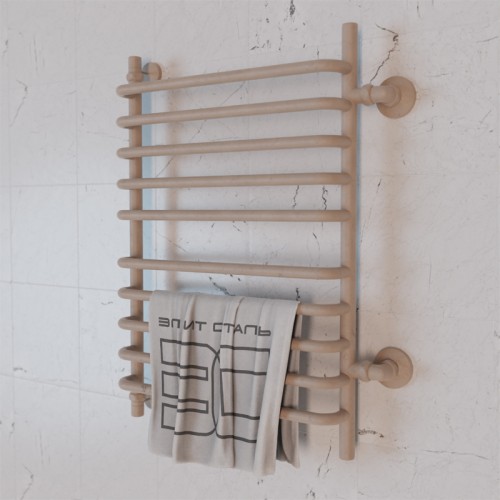 Полотенцесушитель водяной Элит Сталь Arpi мокко 1000x600 (боковое подключение)