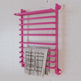 Полотенцесушитель водяной Элит Сталь Arpi фуксия 1000x400 (полка сверху)