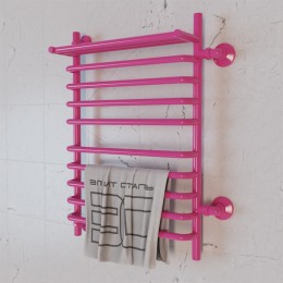 Полотенцесушитель водяной Элит Сталь Arpi фуксия 1000x400 (полка сверху и право-боковое подключение)