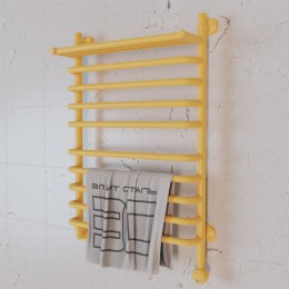 Полотенцесушитель электрический Элит Сталь Arpi лимонный 1200x500 (полка сверху)