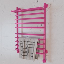 Полотенцесушитель электрический Элит Сталь Arpi фуксия 1200x600 (полка сверху)