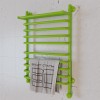 Полотенцесушитель электрический Элит Сталь Arpi зеленый 1200x500 (полка сверху)