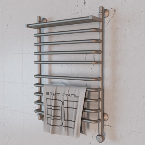 Полотенцесушитель электрический Элит Сталь Arpi сатин 1000x500 (полка сверху)