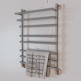 Полотенцесушитель водяной Элит Сталь Ladde сатин 800x600