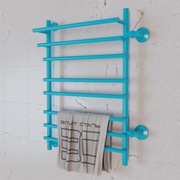 Полотенцесушитель водяной Элит Сталь Ladde аквамарин 1000x400 (право-боковое подключение)