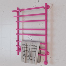 Полотенцесушитель электрический Элит Сталь Ladde фуксия 1000x600