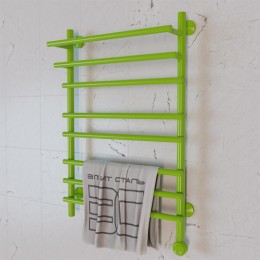 Полотенцесушитель электрический Элит Сталь Ladde зеленый 600x400