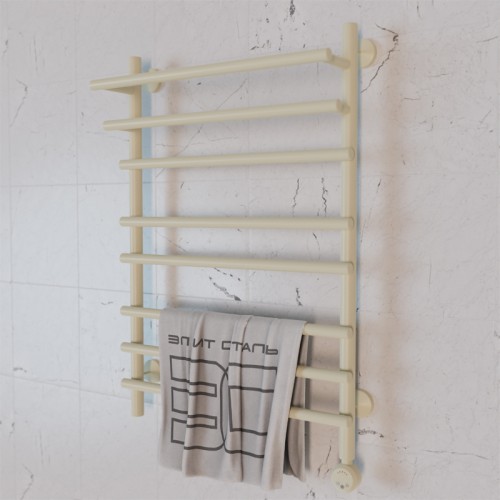 Полотенцесушитель электрический Элит Сталь Ladde бежевый 600x400