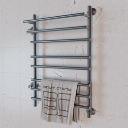 Полотенцесушитель водяной Элит Сталь Ladde графит 1000x400 (лево-боковое подключение)