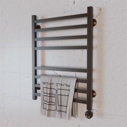 Полотенцесушитель электрический Элит Сталь Square коричневый 1200x400