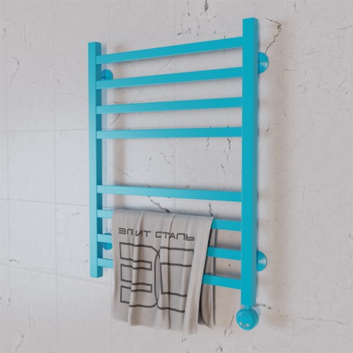 Полотенцесушитель электрический Элит Сталь Square аквамарин 1200x400