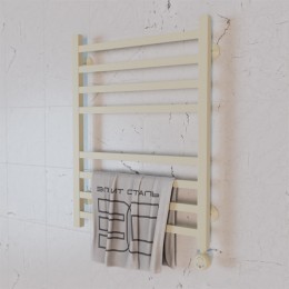 Полотенцесушитель электрический Элит Сталь Square бежевый 600x400